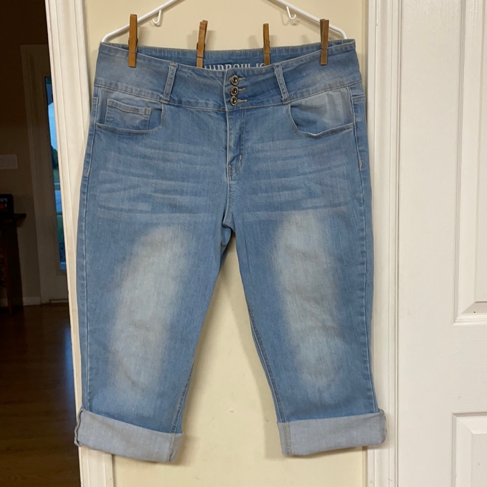 Hydraulic Nolita Mid Rise Curvy Capri Size 14